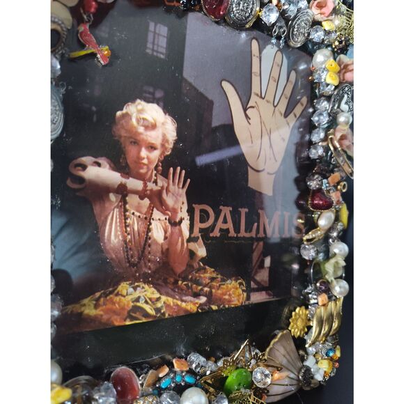 Jeweled Frame Vintage Marilyn Monroe Photo, Handmade, One of a Kind, Unique Gift - Picture 10 of 12